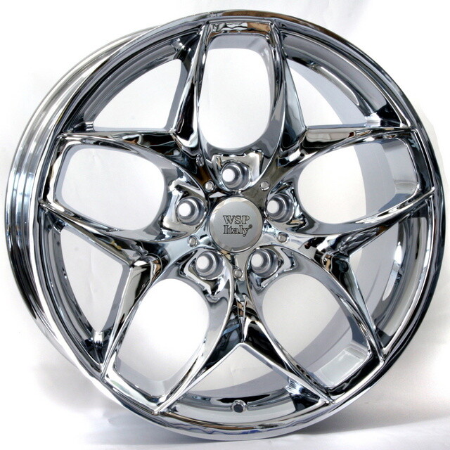 Литі диски WSP Italy BMW (W669) Holywood R19 W9 PCD5x120 ET48 DIA74.1 (chrome)-зображення-1