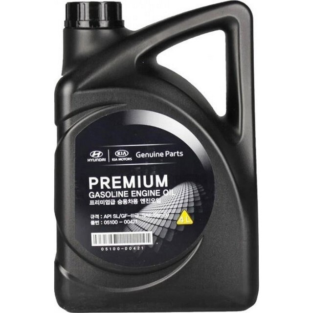 Моторне масло Mobis Hyundai/KIA New Premium Gasoline 0W-20 (4л.)