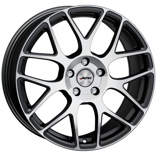 Литі диски Autec Hexano R18 W8 PCD5x114.3 ET40 DIA70.1 (metallic black)-зображення-1