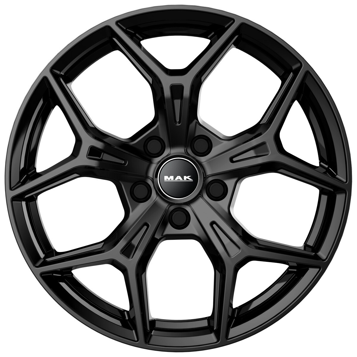 Литі диски Mak Epica R17 W7 PCD5x114.3 ET43.5 DIA67.1 (gloss black)-зображення-3