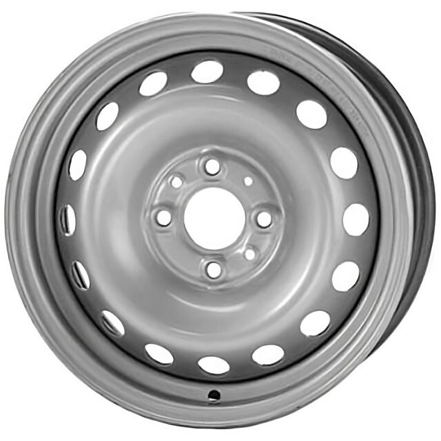 Сталеві диски Steel Chevrolet R15 W6 PCD4x100 ET45 DIA56.6 (silver)-зображення-4