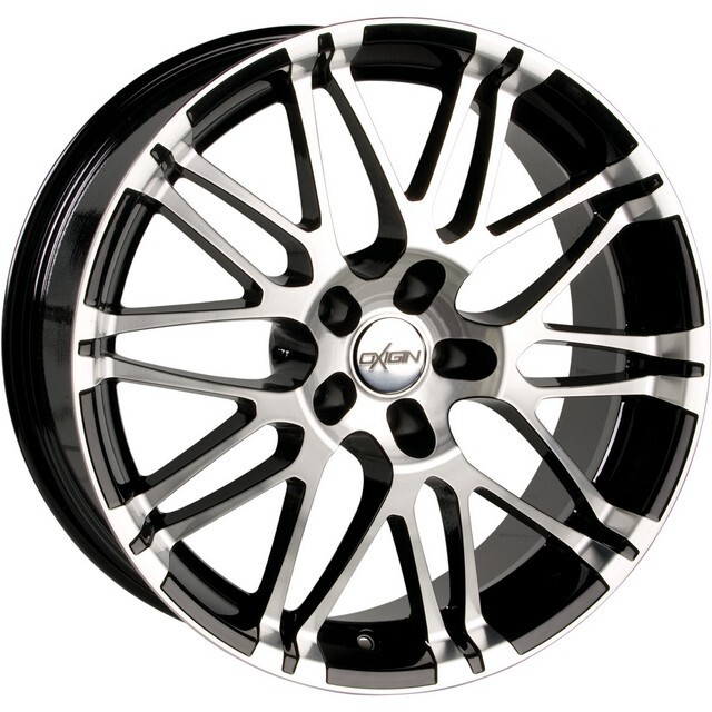 Литі диски Oxigin 14 R19 W9.5 PCD5x130 ET45 DIA71.6 (black polished)-зображення-1