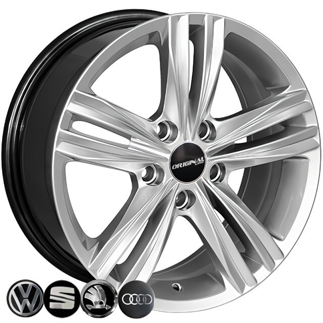 Литі диски ZW BK5293 R16 W7 PCD5x100 ET41 DIA57.1 (HS)-зображення-1