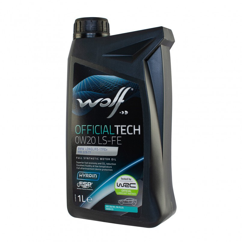 Моторна олія Wolf Officialtech 0W-20 LS-FE (1л.)-зображення-1