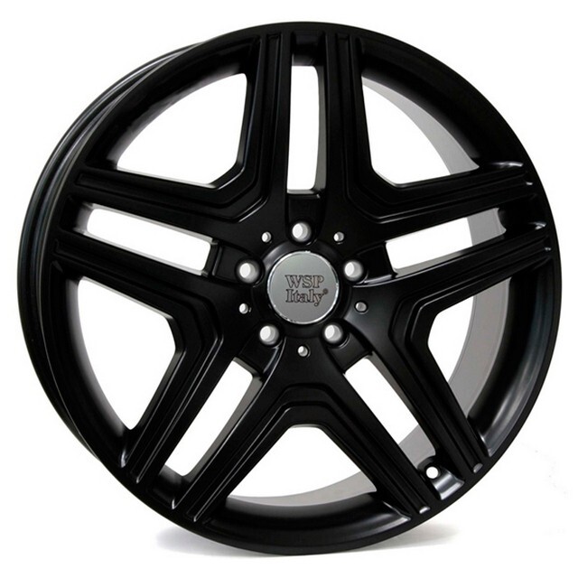 Литі диски WSP Italy Mercedes (W766) AMG Nero R19 W8.5 PCD5x112 ET60 DIA66.6 (dull black)-зображення-1