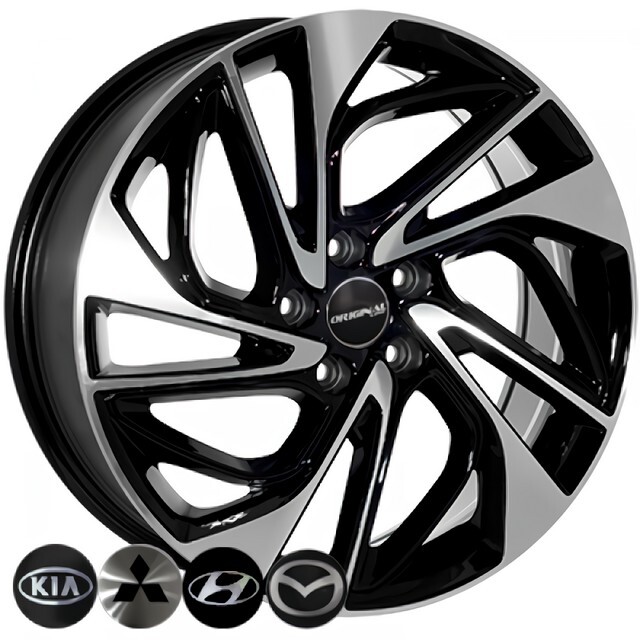 Литі диски Replica Kia (FE189) R16 W6.5 PCD5x114.3 ET42.5 DIA67.1 (BMF)