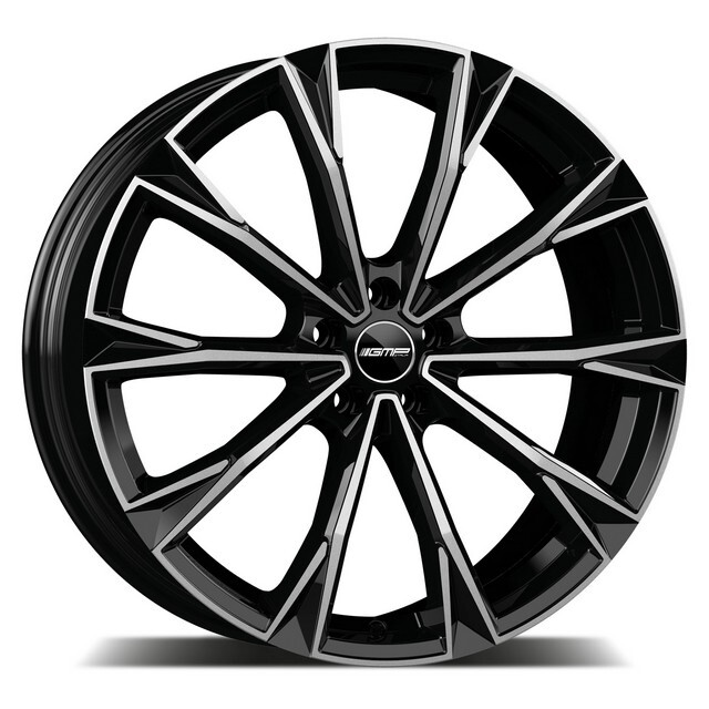 Литі диски GMP Italia Totale R21 W8.5 PCD5x112 ET35 DIA66.6 (black polished)-зображення-1