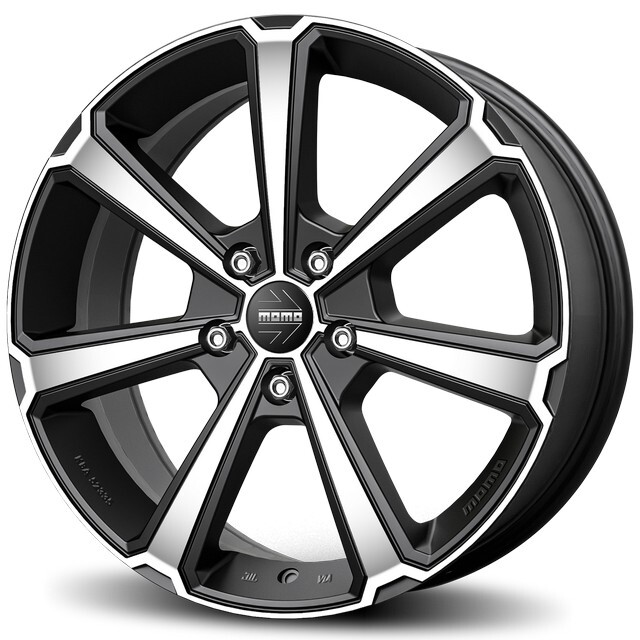 Литі диски Momo Legend R17 W7 PCD5x108 ET43 DIA72.2 (matt black polished)-зображення-1