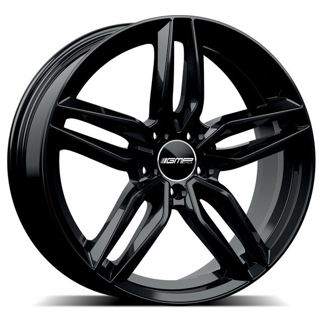 Литі диски GMP Italia Fasten R20 W8.5 PCD5x112 ET37 DIA66.6 (black)-зображення-1