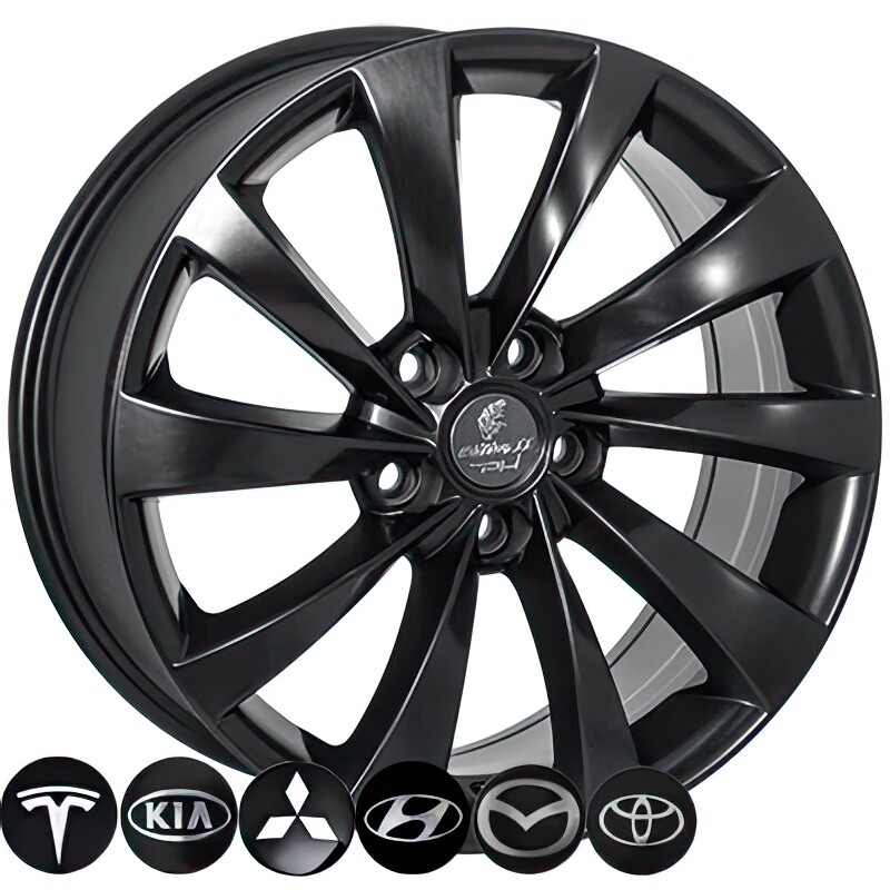 Литі диски Replica Tesla (BKY0001) R19 W8.5 PCD5x114.3 ET40 DIA67.1 (matt black)