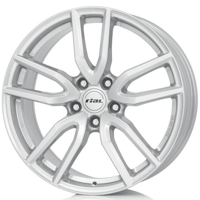 Литі диски Rial Lucca R17 W7.5 PCD5x112 ET37 DIA66.6 (polar silver)-зображення-1