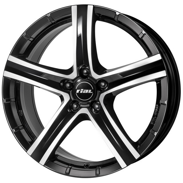 Литі диски Rial Quinto R20 W9.5 PCD5x150 ET52 DIA110.1 (diamond black front polished)-зображення-1