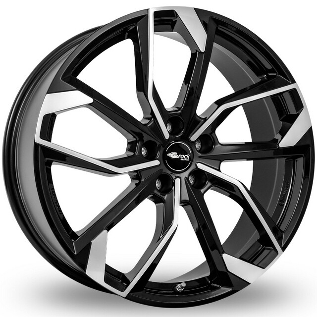 Литі диски RC Design RC-34 R18 W7.5 PCD5x114.3 ET51 DIA67.1 (black polished)-зображення-1