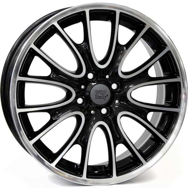 Литі диски WSP Italy Mini (W1653) Rivers R17 W7 PCD4x100 ET48 DIA56.1 (gloss black polished)-зображення-8