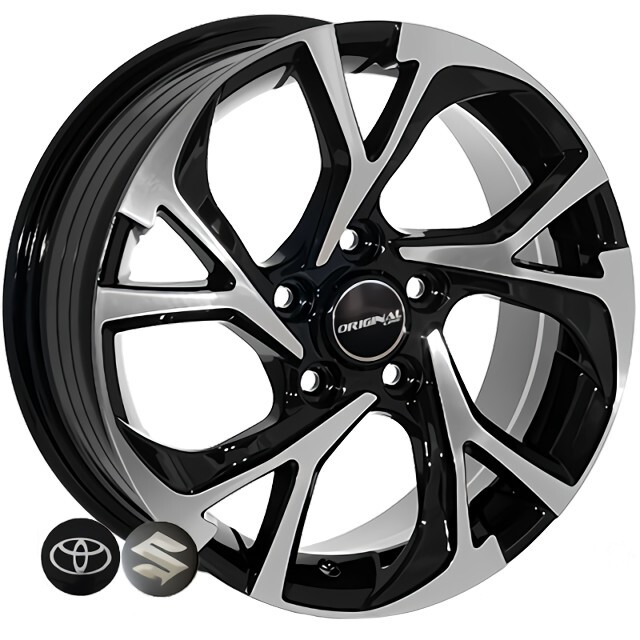 Литі диски ZF FE197 R16 W6.5 PCD5x114.3 ET45 DIA60.1 (BMF)