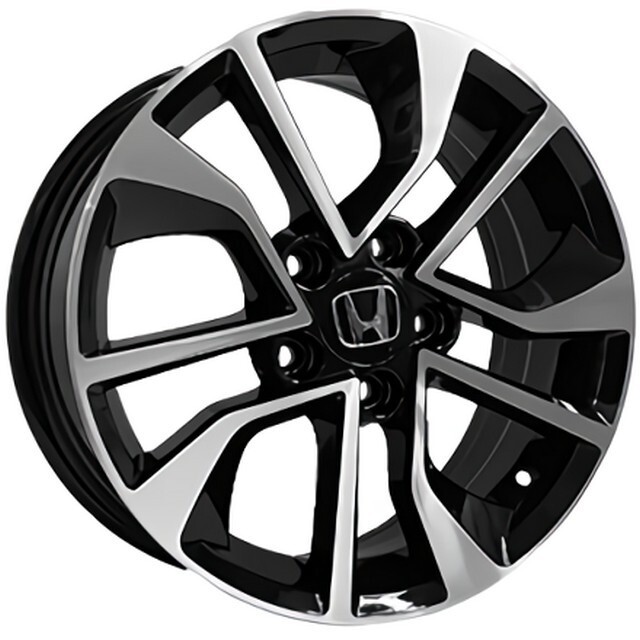 Литі диски Replica Honda (H986) R16 W6.5 PCD5x114.3 ET35 DIA64.1 (BKF)-зображення-5