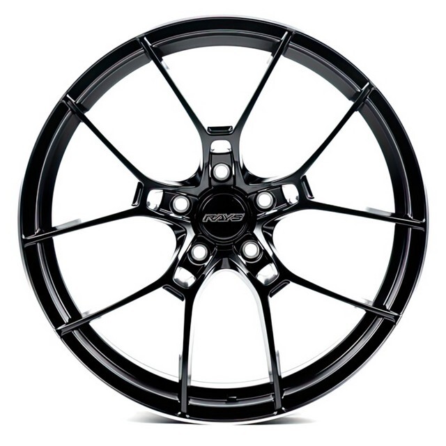 Ковані диски Flow Forming FF045 R17 W7.5 PCD5x100 ET38 DIA73.1 (matt black lip polished)