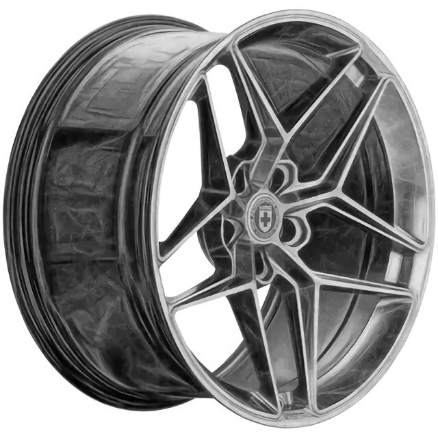 Литі диски HRE FF11 R21 W9.5 PCD5x112 ET30 DIA66.6 (tarmac)-зображення-1