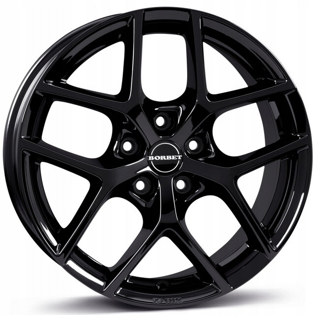 Литі диски Borbet Y R18 W8 PCD5x108 ET45 DIA72.5 (gloss black)-зображення-1