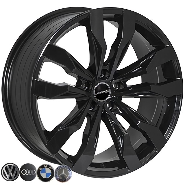 Литі диски Replica Audi (FE185) R19 W8.5 PCD5x112 ET28 DIA66.6 (black)-зображення-2