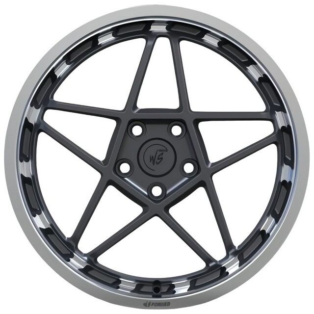 Литі диски WS Forged WS-24M R18 W7.5 PCD5x112 ET45 DIA57.1 (matt graphite)-зображення-1