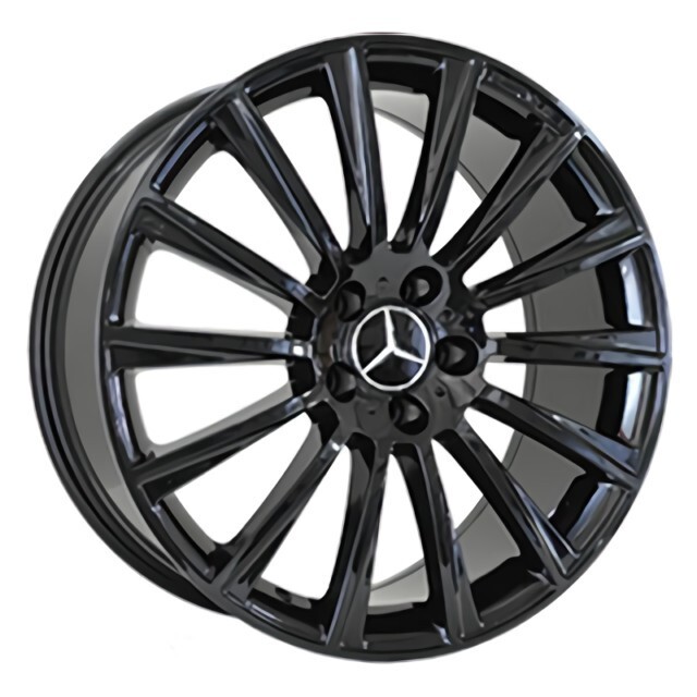 Литі диски Replica Mercedes (MR866) R20 W9.5 PCD5x112 ET38 DIA66.6 (BKF)-зображення-6