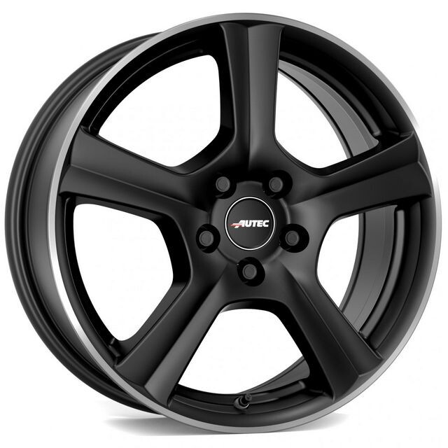 Литі диски Autec Ionik R15 W6 PCD4x108 ET45 DIA63.4 (matt black polished)-зображення-1