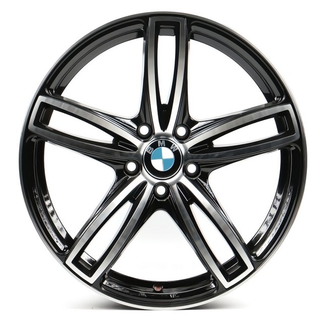 Литі диски Replay BMW (B214) R18 W8 PCD5x112 ET30 DIA66.6 (BKF)-зображення-1