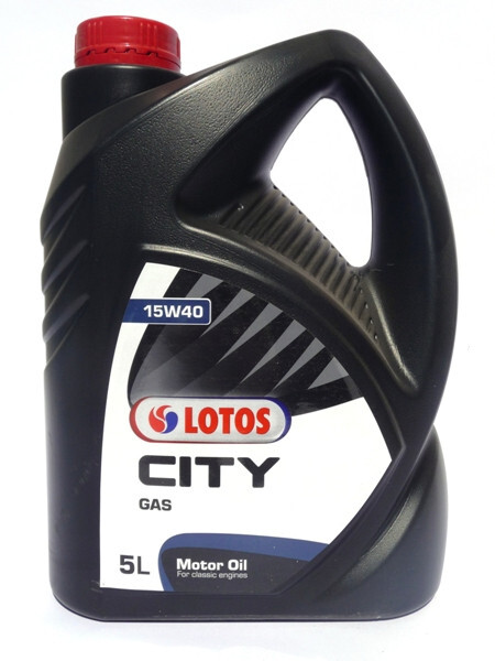 Моторне масло Lotos GAS City SJ 15W-40 (5л.)