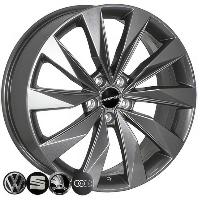 Литі диски Replica Volkswagen (TL0043NW) R19 W7 PCD5x112 ET43 DIA57.1 (GM)