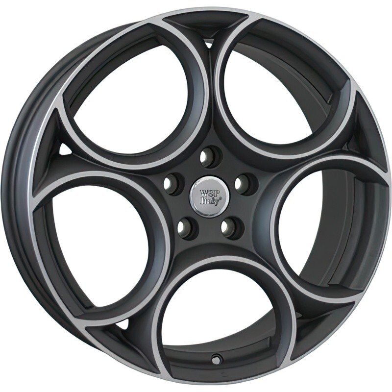 Литі диски WSP Italy Alfa Romeo (W260) Grecale R19 W8 PCD5x110 ET41 DIA65.1 (matt gun metal polished)-зображення-3