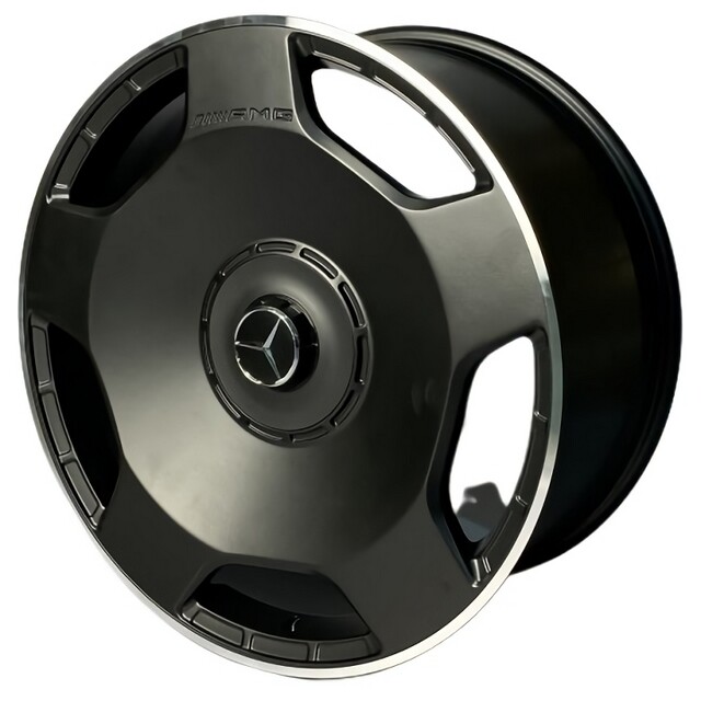 Литі диски Replica Mercedes (MR2112113) R22 W10 PCD5x112 ET45 DIA66.6 (satin black lip polished)