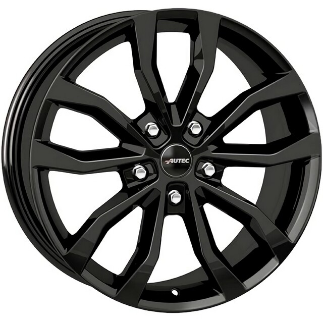 Литі диски Autec Uteca R17 W7.5 PCD5x114.3 ET49 DIA70.1 (black polished)-зображення-2