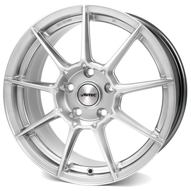 Литі диски Autec Club Racing R18 W8.5 PCD5x100 ET35 DIA70.1 (hyper silver)-зображення-1