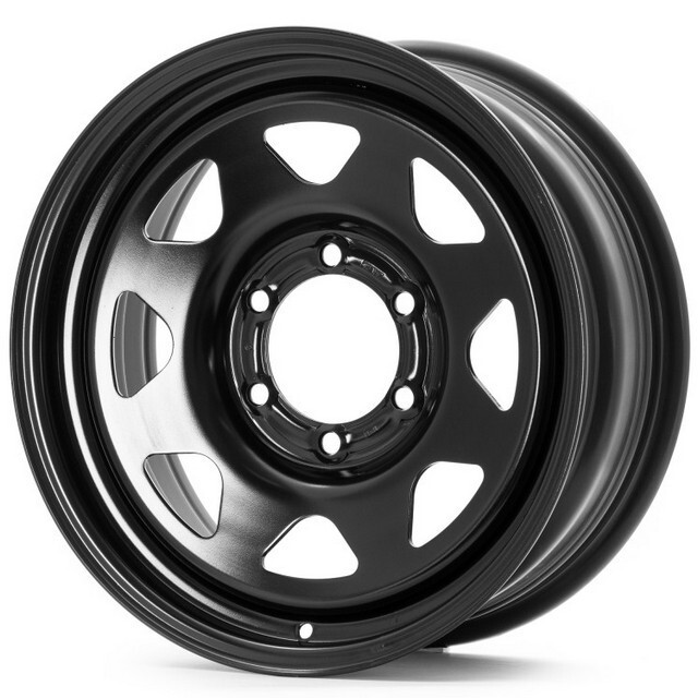 Сталеві диски Dotz Extreme R16 W7 PCD5x139.7 ET-20 DIA110.1 (black)-зображення-1