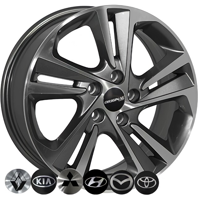 Литі диски ZF 5258 R17 W7 PCD5x114.3 ET48 DIA67.1 (GMF)