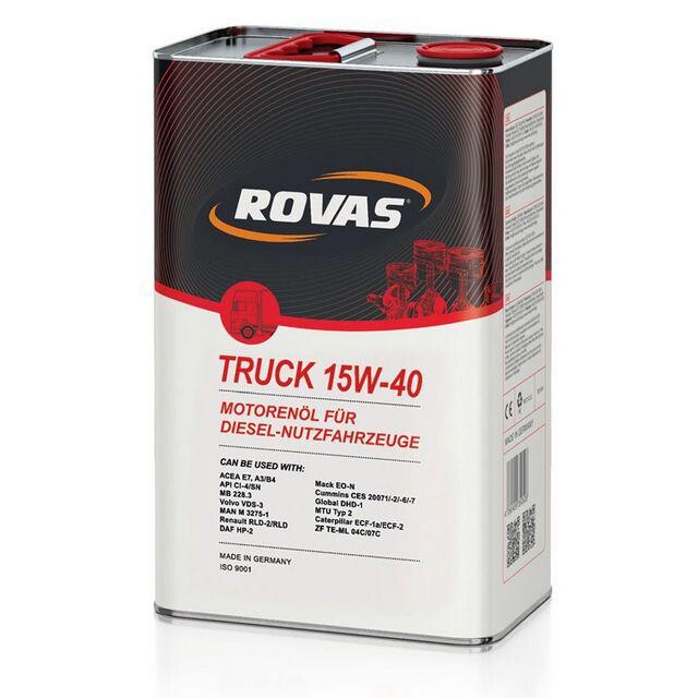 Моторне масло Rovas Truck 15W-40 (4л.)-зображення-1