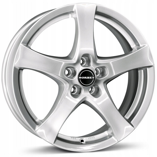 Литі диски Borbet F R17 W7 PCD5x108 ET40 DIA72.5 (brilliant silver)-зображення-1