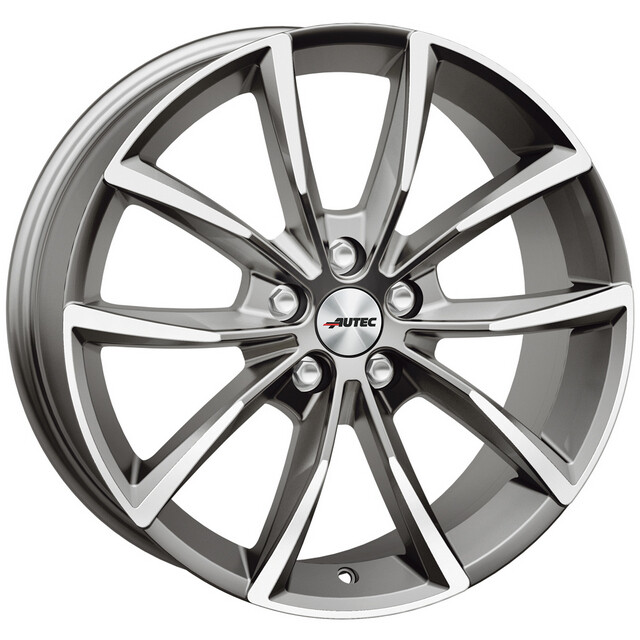 Литі диски Autec Astana R20 W9 PCD5x112 ET22 DIA66.6 (titan silver polished)-зображення-1