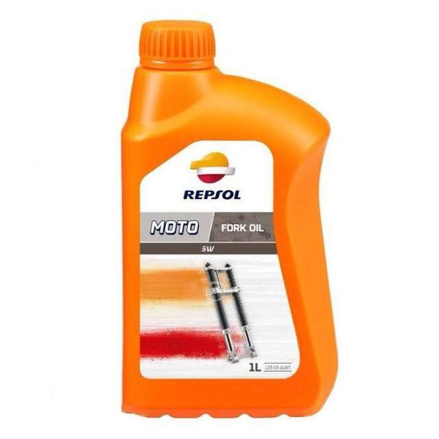 Гідравлічна олива Repsol QUALIFIER FORK OIL SAE 5W (1л.)-зображення-1