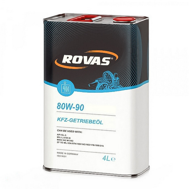 Трансмісійна олія Rovas 80W-90 (4л.)