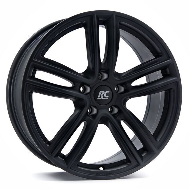 Литі диски RC Design RC-27 R18 W7 PCD5x114.3 ET34 DIA66.1 (black)-зображення-1