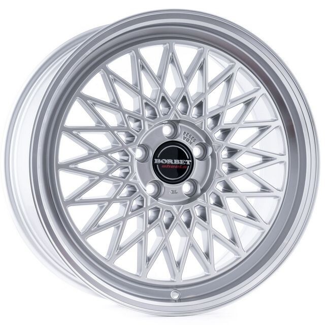 Литі диски Borbet B R18 W8 PCD5x114.3 ET40 DIA72.6 (silver rim polished)