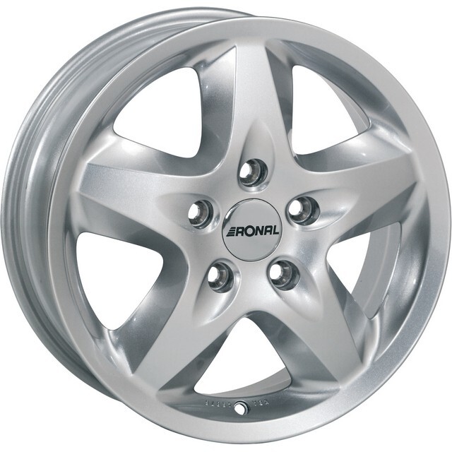 Литі диски Ronal R44 R16 W6.5 PCD5x160 ET60 DIA65.1 (crystal silver)-зображення-1