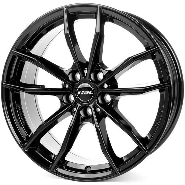 Литі диски Rial X12 R17 W7 PCD5x112 ET47 DIA66.6 (black)-зображення-1