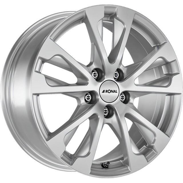 Литі диски Ronal R61 R17 W7.5 PCD5x105 ET42 DIA56.6 (matt silver)-зображення-1