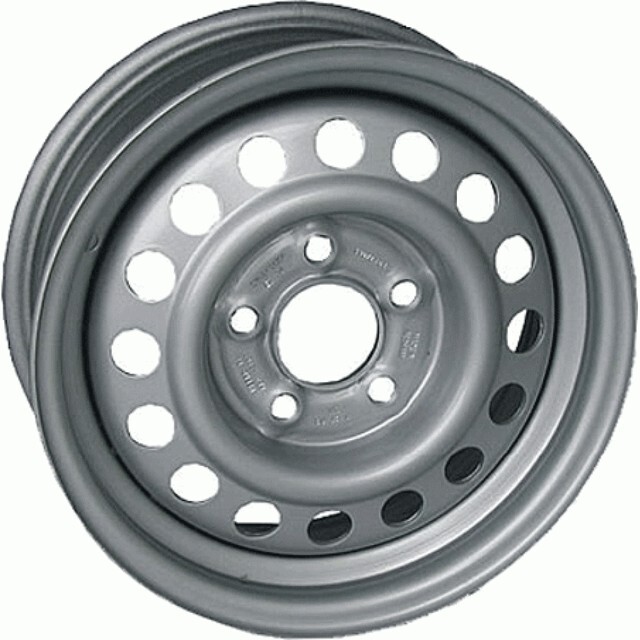 Сталеві диски Steel Renault R15 W6 PCD4x100 ET40 DIA60.1 (grey)-зображення-1