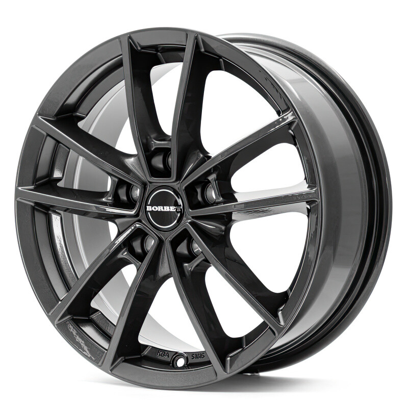 Литі диски Borbet W R16 W6.5 PCD5x114.3 ET50 DIA72.5 (mistral anthracite glossy)-зображення-8