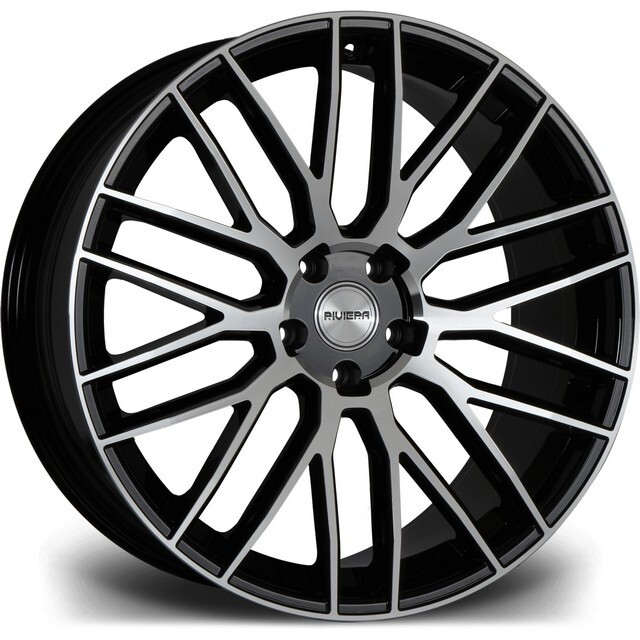 Литі диски Riviera RV126 R22 W10 PCD5x118 ET35 DIA74.1 (gloss black polished)-зображення-1