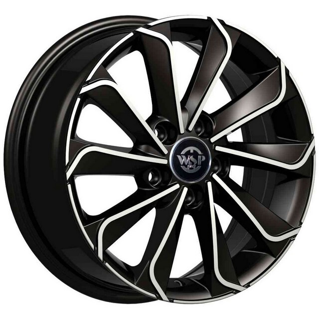 Литі диски WSP Italy Audi (WD003) Corinto R16 W6.5 PCD5x112 ET46 DIA57.1 (gloss black polished)